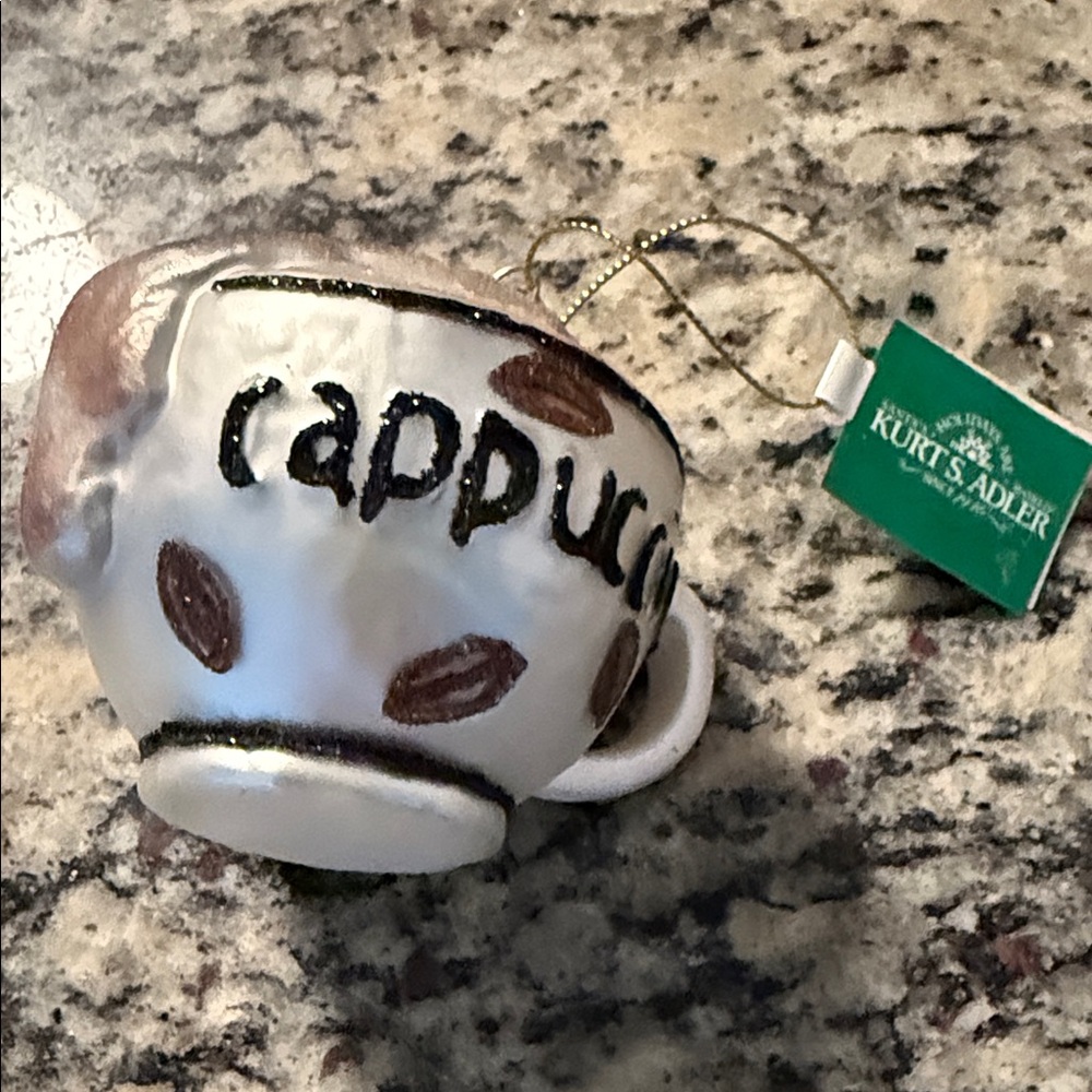 Kurt S. Adler Cappuccino Ornament